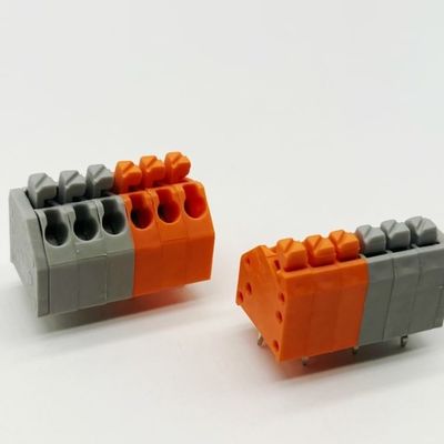 2.5mm 3.5mm χωρίς βίδες Terminal Block Connector PCB Spring Terminal Blocks