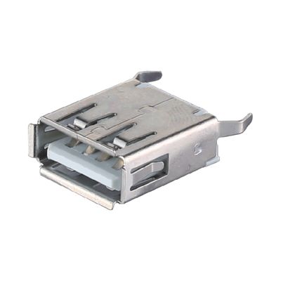 USB 2.0 / 3.0 Jack Type A αρσενικό σύνδεσμο μπριζόλα / φωσφόρος χάλκινο υλικό επαφής