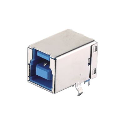 USB 2.0 / 3.0 Jack Type A αρσενικό σύνδεσμο μπριζόλα / φωσφόρος χάλκινο υλικό επαφής