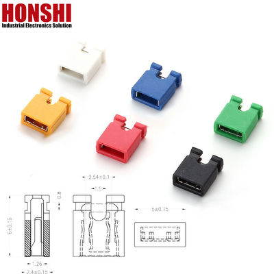 Οχηματικό Mini Jumper Connector Board to Board Γυναικεία πρίζα 1.27mm 2mm 2.54mm Pitch Μαύρο Κόκκινο Κίτρινο με Ni Plating