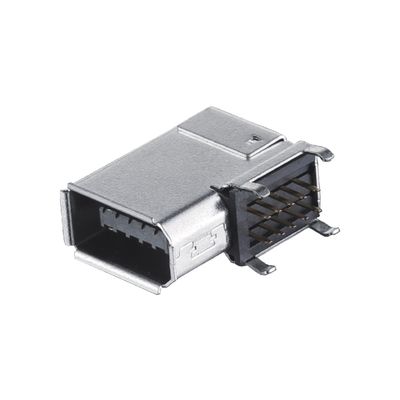 IEEE1394 10 Pin θηλυκός σύνδεσμος Διακομιστής σύνδεσμος I/O SM-10P τύπος συγκόλλησης