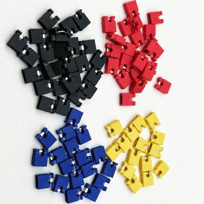 3A-5A 2.54mm Πίτσα Μίνι Jumper ύψος 6.0mm Κόκκινο Μπλε Κίτρινο Μαύρο με ανοιχτό κάλυμμα