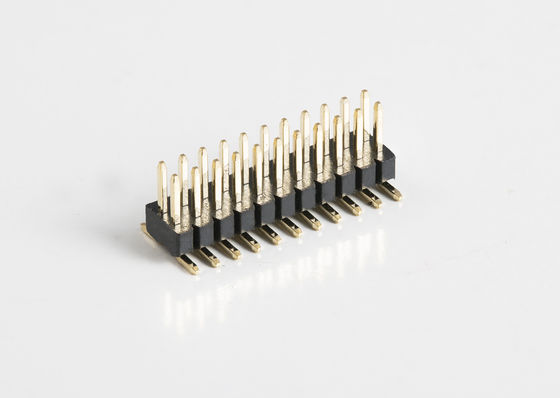 1.27mm Διπλό πλαστικό 2 - 100 Pin Header Connector H2.5mm DIP SMT Τύπος PCB