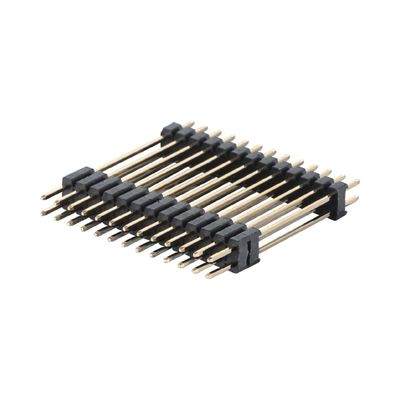 1.27mm Διπλό πλαστικό 2 - 100 Pin Header Connector H2.5mm DIP SMT Τύπος PCB