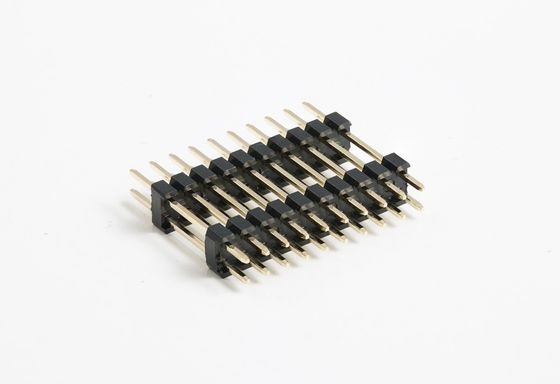 1.27mm Διπλό πλαστικό 2 - 100 Pin Header Connector H2.5mm DIP SMT Τύπος PCB