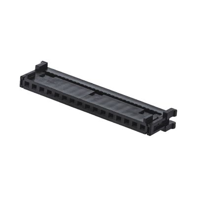 8 Πιν - 24 Πιν Μονό σειρά IDC σύνδεσμος 2.54mm Pitch Black Female FC Socket