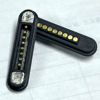 8pin μαγνητικός σύνδεσμος αρσενικός θηλυκός σύνδεσμος πιν Pogo για πλακέτα PCB