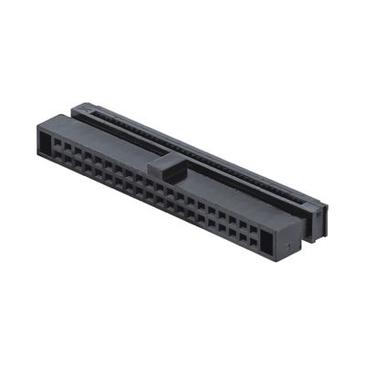 1.27mm Pitch Black IDC Connector 10 Pin - 100 Pin Γυναικεία πρίζα επίπεδο καλώδιο FC πρίζα
