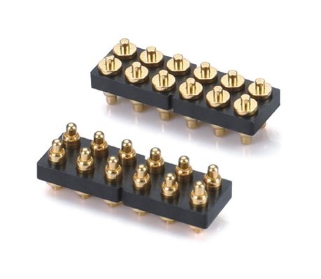 Προσαρμοσμένο 2.54mm Dip Type 3pin H1.5mm σύνδεσμο Pogo Pin για σύνδεσμο ελατήριας ράβδου