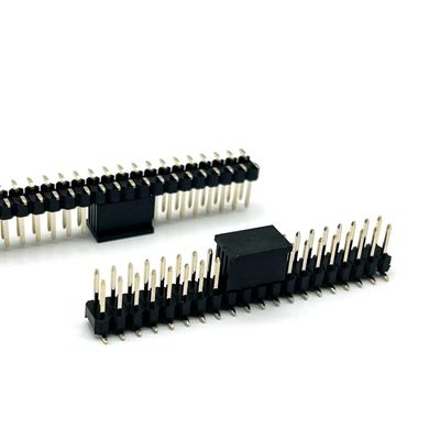 2.54mm Pitch Pin Header Connector 2 Pin - 80 Pin DIP SMT PCB αρσενικό σύνδεσμο κεφαλής