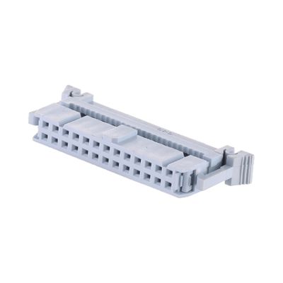 Χρυσό χάλυβα 2.54mm Πλακέτο Πλακέτο PBT Brass 6P - 64P IDC Board To Wire Connector