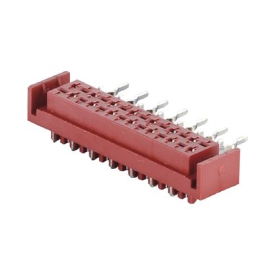Καθαρός IDC θηλυκός σύνδεσμος Micro Match 4 6 8 10 20 Pin 1.27mm Pitch