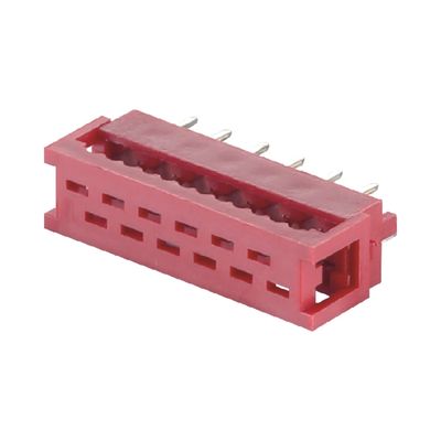 Καθαρός IDC θηλυκός σύνδεσμος Micro Match 4 6 8 10 20 Pin 1.27mm Pitch