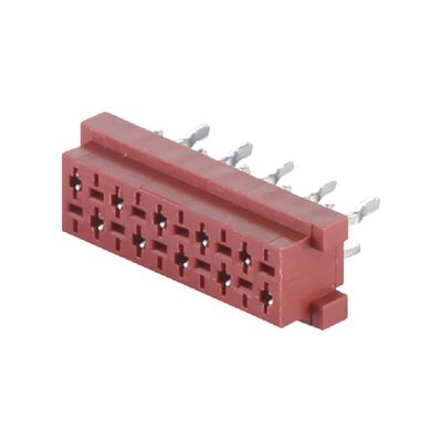 Καθαρός IDC θηλυκός σύνδεσμος Micro Match 4 6 8 10 20 Pin 1.27mm Pitch