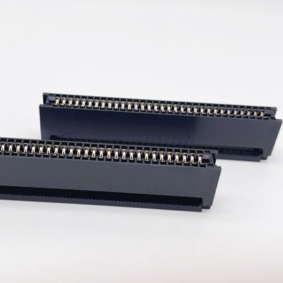 UL2651 28AWG Κονέκτης άκρου κάρτας 10 - 64 καρφιάς Κονέκτης καλωδίου λωρίδας 2,54mm Pitch