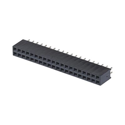 2.0mm H4.3mm DIP Header Γυναικεία ευθεία βύθιση 2x2 2x40pin Γυναικεία σύνδεση κεφαλής