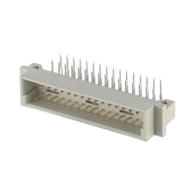 Din 41612 30 Πιν δεξιά γωνία αρσενικές πινές σύνδεσμος μέσω τρύπας 3 σειρές κάθετο PCB