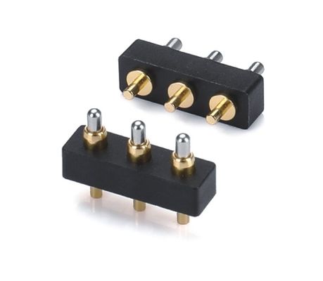 1.27mm Pogo Pin Connector h1.5mm L8.0 Dip Type Χρυσό επιχρισμένο χάλκινο σύνδεσμο 10 πινών