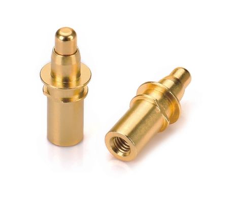 DC12V 2A 6.0mm POGO Pin SMT Χρυσό επιχρυσωμένο Pogo Pin Pad Κωνέκτης από χαλκό