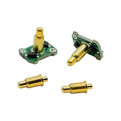 Μεγάλη ισχύς 9A μπαταρία Brass POGO Pin Connector Through Hole PCB Πινάκια που φορτώνονται με ελατήριο