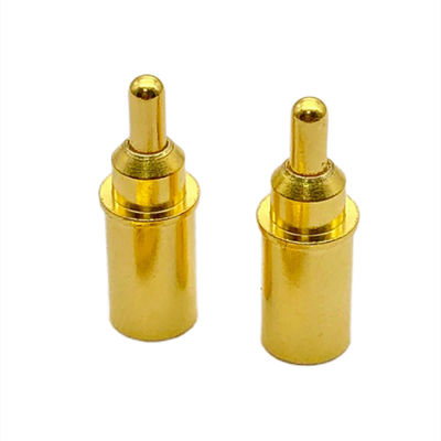 Μεγάλη ισχύς 9A μπαταρία Brass POGO Pin Connector Through Hole PCB Πινάκια που φορτώνονται με ελατήριο