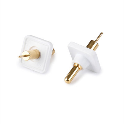 Μεγάλη ισχύς 9A μπαταρία Brass POGO Pin Connector Through Hole PCB Πινάκια που φορτώνονται με ελατήριο