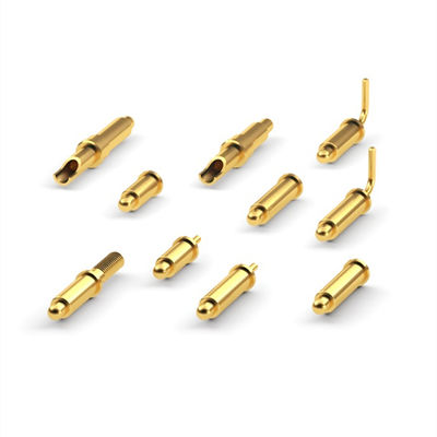 Μεγάλη ισχύς 9A μπαταρία Brass POGO Pin Connector Through Hole PCB Πινάκια που φορτώνονται με ελατήριο
