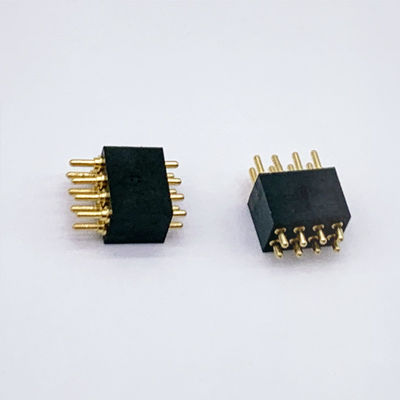 Προσαρμοσμένο 1.27mm Pitch 8Pin Spring Loaded POGO Pin Connector για διαρκείς συνδέσεις