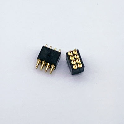 Προσαρμοσμένο 1.27mm Pitch 8Pin Spring Loaded POGO Pin Connector για διαρκείς συνδέσεις