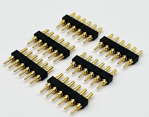 Προσαρμοσμένο 1.27mm Pitch 8Pin Spring Loaded POGO Pin Connector για διαρκείς συνδέσεις