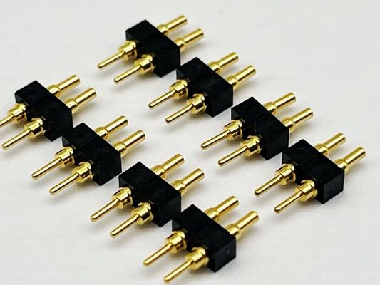 Προσαρμοσμένο 1.27mm Pitch 8Pin Spring Loaded POGO Pin Connector για διαρκείς συνδέσεις