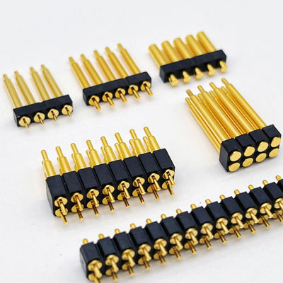 Συνδετήρας Pogo Pin τύπου συγκόλλησης 2.54mm Στροφή 1x5P αρσενικό Πιν Pogo με γεμάτο ελατήριο