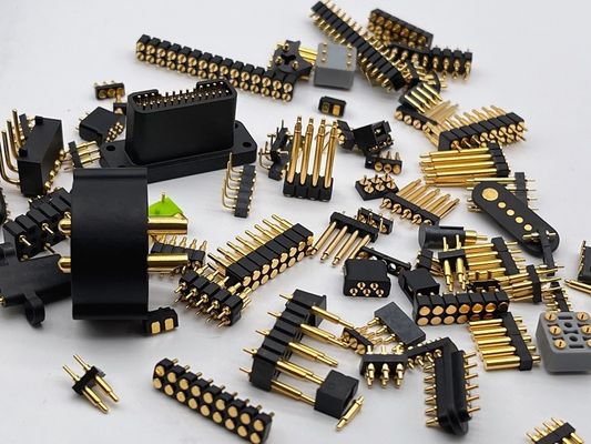 Συνδετήρας Pogo Pin τύπου συγκόλλησης 2.54mm Στροφή 1x5P αρσενικό Πιν Pogo με γεμάτο ελατήριο