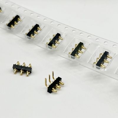 Προσαρμοσμένο 2.54mm Dip Type 3pin H1.5mm σύνδεσμο Pogo Pin για σύνδεσμο ελατήριας ράβδου