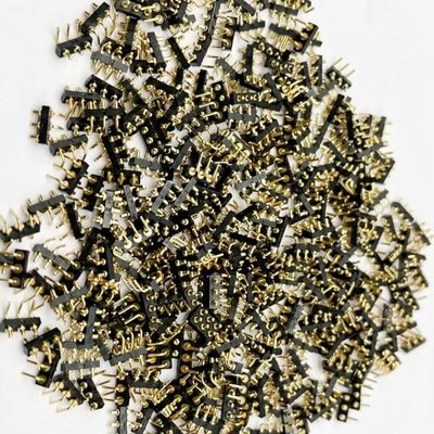 Προσαρμοσμένο 2.54mm Dip Type 3pin H1.5mm σύνδεσμο Pogo Pin για σύνδεσμο ελατήριας ράβδου