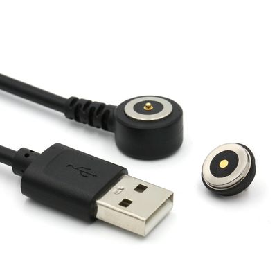 IP67 Αδιάβροχο PCB Γυναικείο σύνδεσμο πινών Pogo Μαγνητικό καλώδιο με χρυσή επικάλυψη και αντοχή 50mohm Max σε επαφές