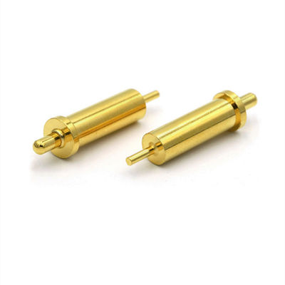 Υψηλής ακρίβειας χάλκινο C6801 Pogo Pin Connector Πρεζόνια φορτισμένη με βύθιση τύπου χρυσαφένιο