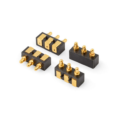 6 Pin Pogo Pin Connector με επαφή με το ελατήριο Εύκολη συντήρηση και αντικατάσταση
