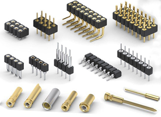 1.27mm 2,0mm 2,54mm Στρογγυλή Κεφαλή Πινών Συνδετήρας PCB Εργασμένη Κεφαλή Πινών SMT Τύπος