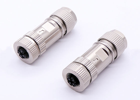 Κύκλωμα M12 X Code Connector Ethernet 8 Pin Male Female Plug Connector Σύνθεση βίδα