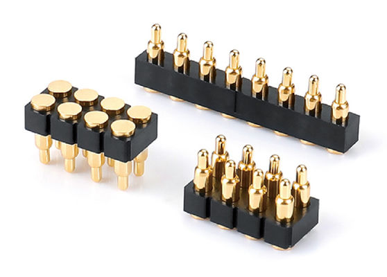 6 Pin Pogo Pin Connector με επαφή με το ελατήριο Εύκολη συντήρηση και αντικατάσταση
