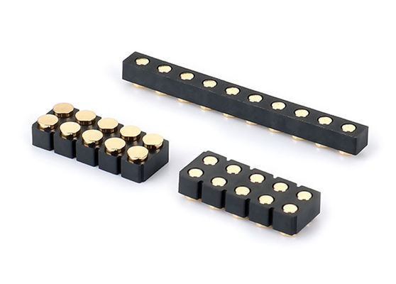 6 Pin Pogo Pin Connector με επαφή με το ελατήριο Εύκολη συντήρηση και αντικατάσταση