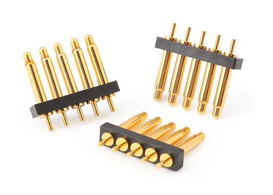 2.54mm 5pins Pogo Pin Connector Ντιπ Τύπος για Spring Pin Connector