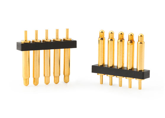 2.54mm 5pins Pogo Pin Connector Ντιπ Τύπος για Spring Pin Connector