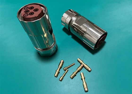Κύκλωμα M40 Συνδέτης ρεύματος 6 Pin Servo Encoder Γυναικείο Crimp Wire Plug