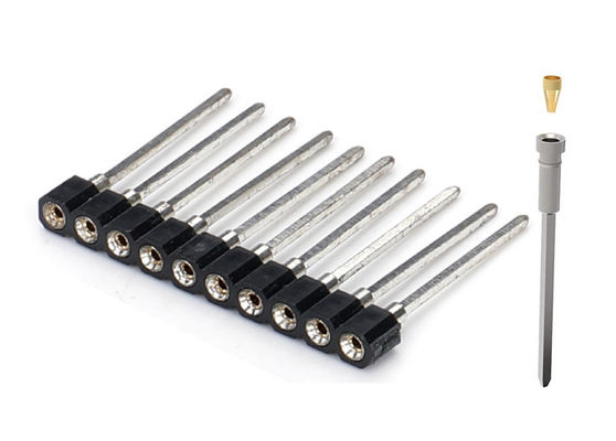 2.54mm IC Socket Round Female Header connector SMT Τύπος 6Pin 10Pin 28Pin έως 64Pin