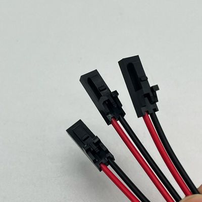 Molex 2.54mm 2P θηλυκό σύνδεσμο με M4 στρογγυλό τερματικό με καλώδιο καλωδίου UL1007 22AWG καλώδιο