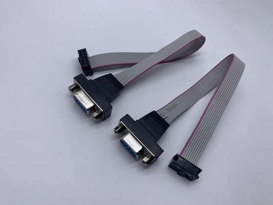 D-sub DB9 έως FC-10p 2.54mm Flat Ribbon Cable αρσενικό θηλυκό έως 10 26 Pin IDC σύρμα συνδέσμου