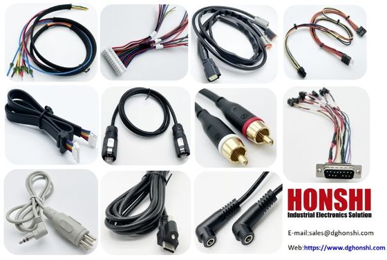 3.0 mm Στροφή ορθογώνιο καλώδιο Molex Mini-Fit 8Position Crimp Connector Τυλιζόμενο καλώδιο