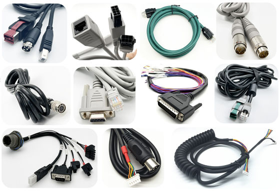 3.0 mm Στροφή ορθογώνιο καλώδιο Molex Mini-Fit 8Position Crimp Connector Τυλιζόμενο καλώδιο